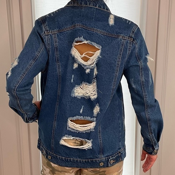 IRIS basic & contemporary denim jacket - Picture 5 of 11